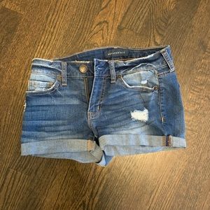 denim shorts